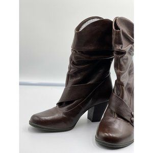 Nuture boots brown leather new 8m
